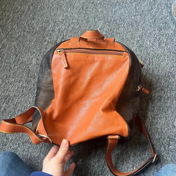 Bric’s Pebbled Leather Small Backpack - Picture 4 of 7